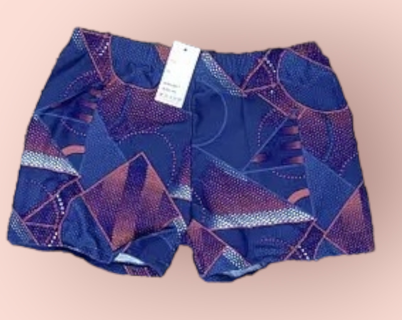 Шорты-плавки баталы Fuba 011 красный с синим (В НАЛИЧИИ ТОЛЬКО 56 58 60 62 64 УКР р-ры)