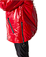 Куртка лакова  для дівчаток Lilu на зріст 128, 146 см червона (1505), фото 4