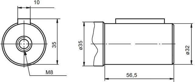 вал гідромотора MS С