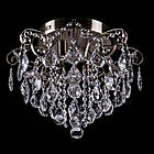 Кришталева люстра на 4 лампи з вбудованим LED підсвічуванням на пульті управління колір бронза PM-E2248/4+4/AB, фото 2