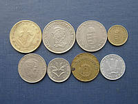 8 монет Венгрия разные одним лотом хорошее начало коллекции