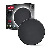 Светильник светодиодный накладной MAXUS MWL 12W 3CCT IP65 BL Circle