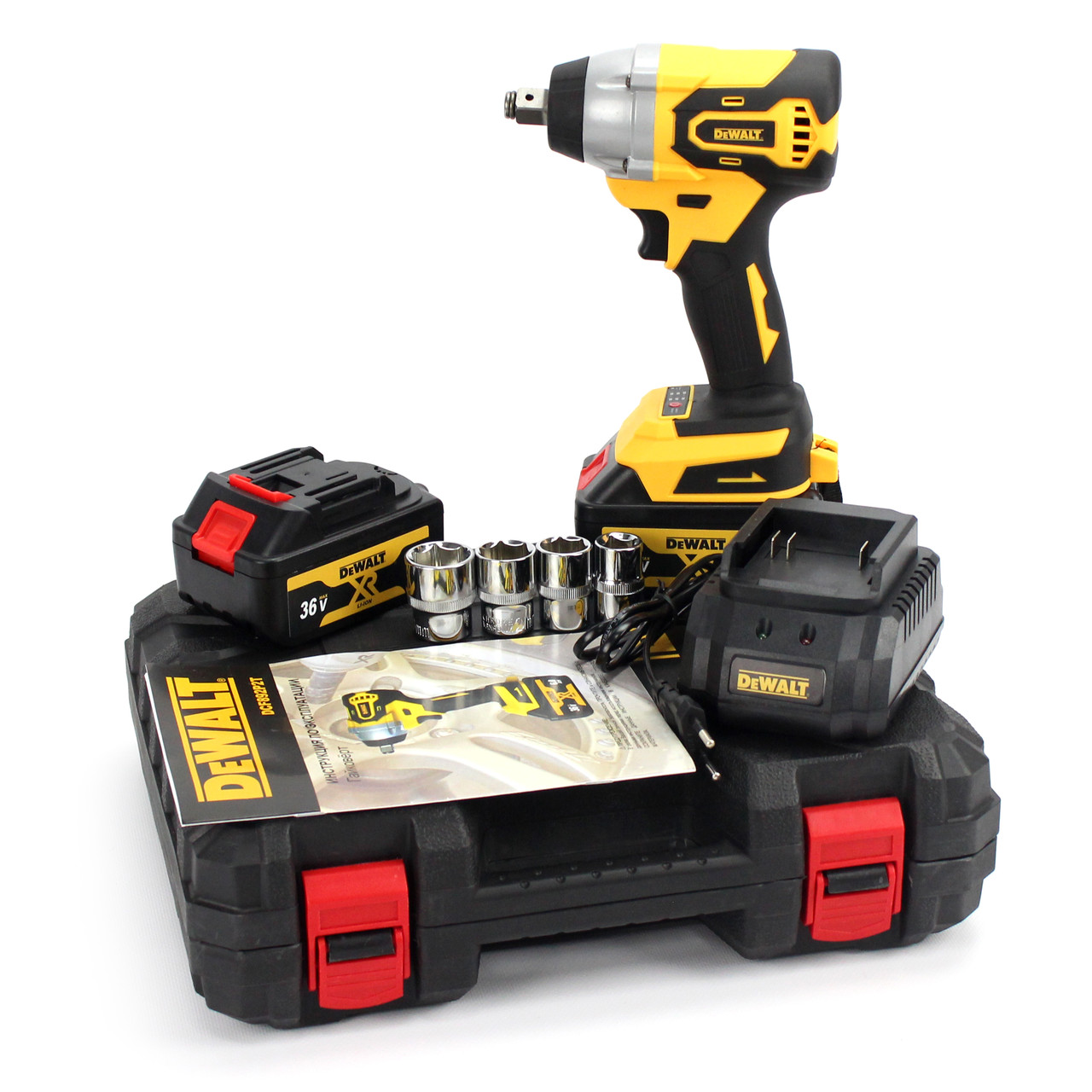 Акумуляторний гайковерт DeWalt DCF892P2T (2АКБ, 36V, 6AH) з регулятором. АКБ гайковерт Деволт