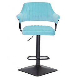 Стільчик для візажу Jef Black quadro Velor