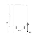 Тумба під духовку з шухлядою (без стільниці) ЛЮКС ширина 600 МАКСІ-Мебель Дуб сонома/Білий гладкий (72141), фото 3