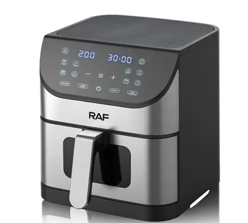 Конвекційна піч без олії RAF R.5337 потужність 1500 Вт на 8 літрів з регулюванням температури, фото 1