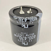 Электролитические конденсаторы 470 мкф x 400 В - 35x35 мм 105 °C NIC