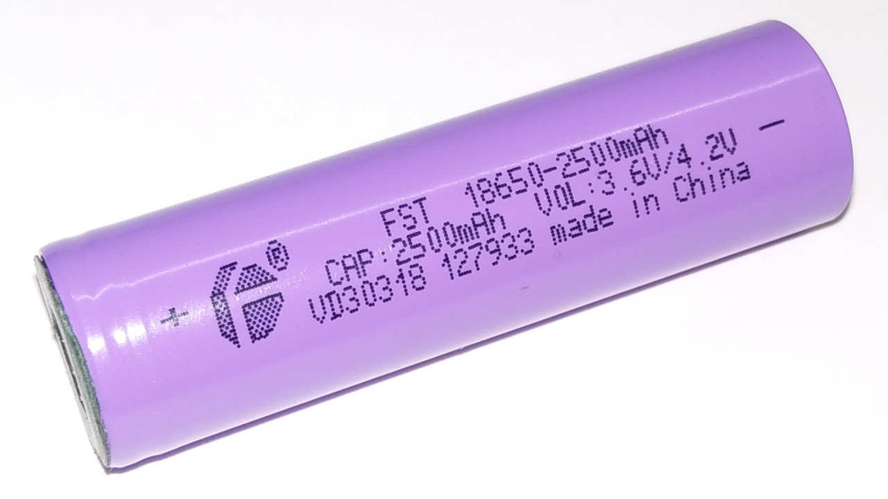 Акумулятор FST 18650 Li-ion 2500mAh