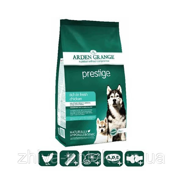Adult Dog Prestige корм для собак зі свіжою куркою та рисом 12кг