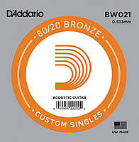 Струна D'Addario BW021 80 20 Bronze .021 US, код: 6839101