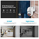Wi-Fi комплект відеоспостереження Kerui N1008L-WF-KIT 2 камери 4MP. iCSee/XMeye, фото 8