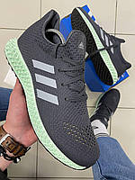 Кроссовки мужские Adidas Alpha Edge 4D/Адидас мужские кроссовки для спорта,кроссы Adidas на лето серые дышащие