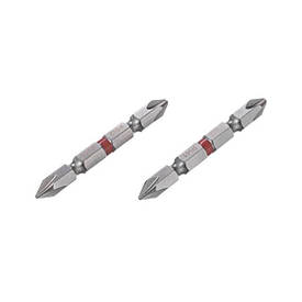 Комплект викруткових насадок PH2/PH1 1/4"*60 мм, S2, пак. 2 од., STORM INTERTOOL VT-0230