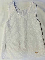 Тонкий літній дитячий сарафан, бавовна, на дівчинку 1,5-2 роки, зріст 86-92 см Білий