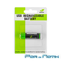 Батарейка ZNTER AA Rechargeable battery 1.5V 1700mAh (2590mWh)(аккумулятор)(microUSB разъем)