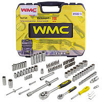 Набір інструментів 108 предметів 1/2", 1/4" (6 гр.) WMC TOOLS 41082-5
