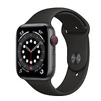 Смарт-часы Apple Watch Series 6 GPS+ LTE 44mm Space Gray Aluminum Case with Black Sport Band (M07H3) [59338]