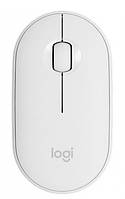 Мышь беспроводная Logitech Pebble M350 (910-005716) White