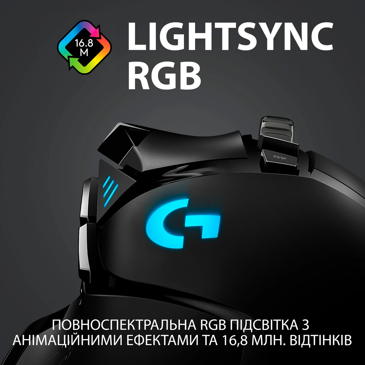 Миша Logitech G502 Lightspeed Wireless Black (910-005567) [64932] - фото 9 - id-p1573024524