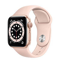 Смарт-часы Apple Watch Series 6 GPS 40mm Gold Aluminum Case w. Pink Sand Sport B. (MG123) [50375]