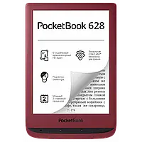 Електронна книга PocketBook 628 Touch Lux 5 Ruby Red (PB628-R-CIS) [50181]