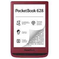 Электронная книга PocketBook 628 Touch Lux 5 Ruby Red (PB628-R-CIS) [50181]