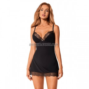 Сорочка та трусики Obsessive Bella Rou chemise thong XSS