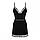 Сорочка и трусики Obsessive Bella Rou chemise thong XL2XL, фото 4