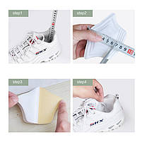 Вкладиші у взуття від тертя п'ят самоклеючі у наборі з 5 комплектів товщиною 5 мм бежеві 2836.2, фото 2