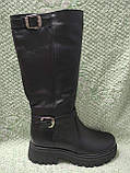Чоботи шкіряні зимові великого розміру, чоботи від виробника модель ВБ23-281-9, фото 7