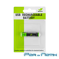 Батарейка ZNTER AAA Rechargeable battery 1.5V 600mAh (900mWh)(аккумулятор)(microUSB разъём)