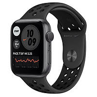 Смарт-часы Apple Watch Nike Series 6 GPS 44mm Space Gray Aluminum Case w. Anthracite/Black Nike Sport B.