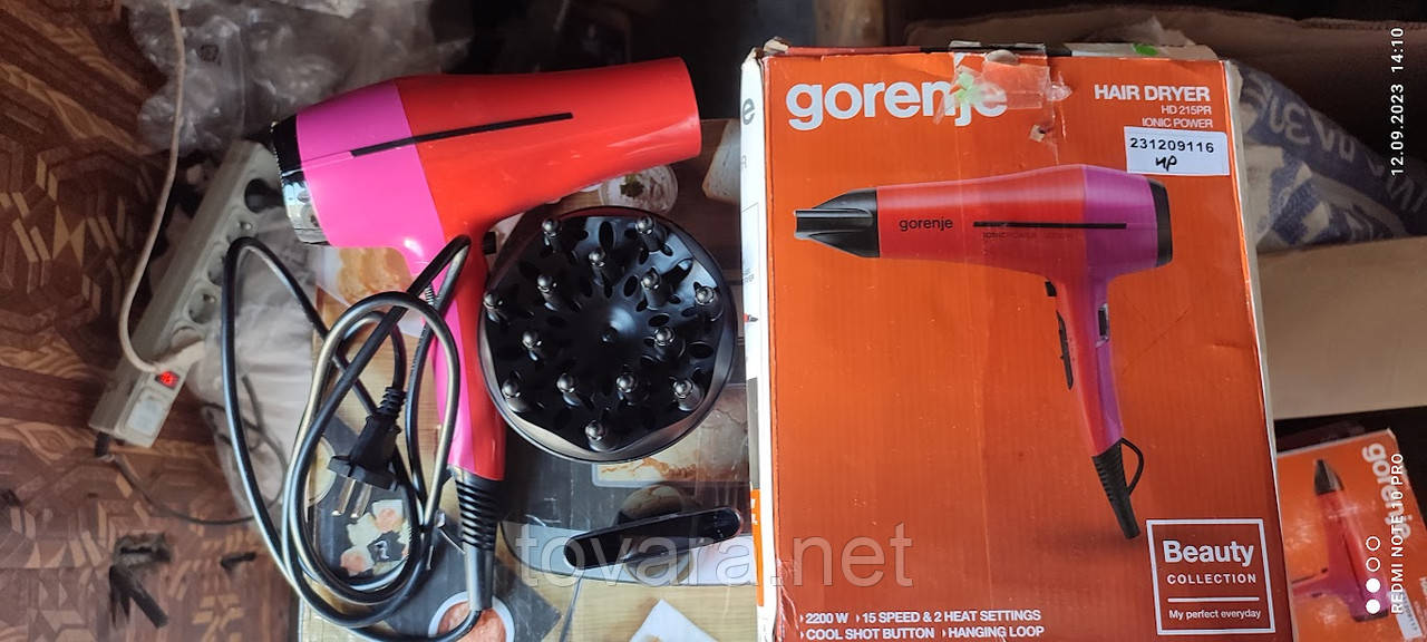 Фен Gorenje HD215PR № 231209116