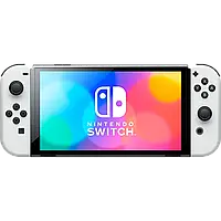 Портативная игровая консоль Nintendo Switch OLED with White Joy-Con [61042]