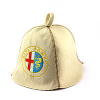 Банная шапка Luxyart Alfa Romeo Белый (LA-318) KS, код: 1101560