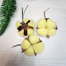 Бавовна натуральна  жовта