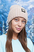 Удлиненная зимняя шапка-колпак (5056) Braxton кофейный 56-59 FE, код: 7606427