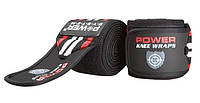 Бинты на колени Power System PS-3700 Knee Wraps Red/Black (пара)