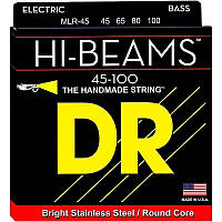 Струны для бас-гитары DR MLR-45 Hi-Beam Stainless Steel 4 String Medium Light Bass Strings 45 UN, код: 6556079