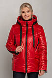 Жіноча демісезонна куртка Регіна бірюза у розмірах 46-60, фото 3