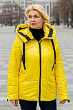 Жіноча демісезонна куртка Регіна білий у розмірах 46-60, фото 6
