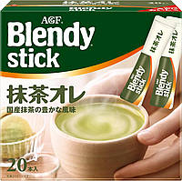 Ajinomoto AGF Blendy Stick Матча со сливками и сахаром в стиках по 9,7 гр 20 штук