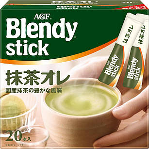 Ajinomoto AGF Blendy Stick Матча з вершками та цукром у стіках по 9,7 г,  20 штук