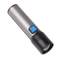 Фонарик светодиодный ручной аккумуляторный Fleshlight K31 Серый FE, код: 8093842