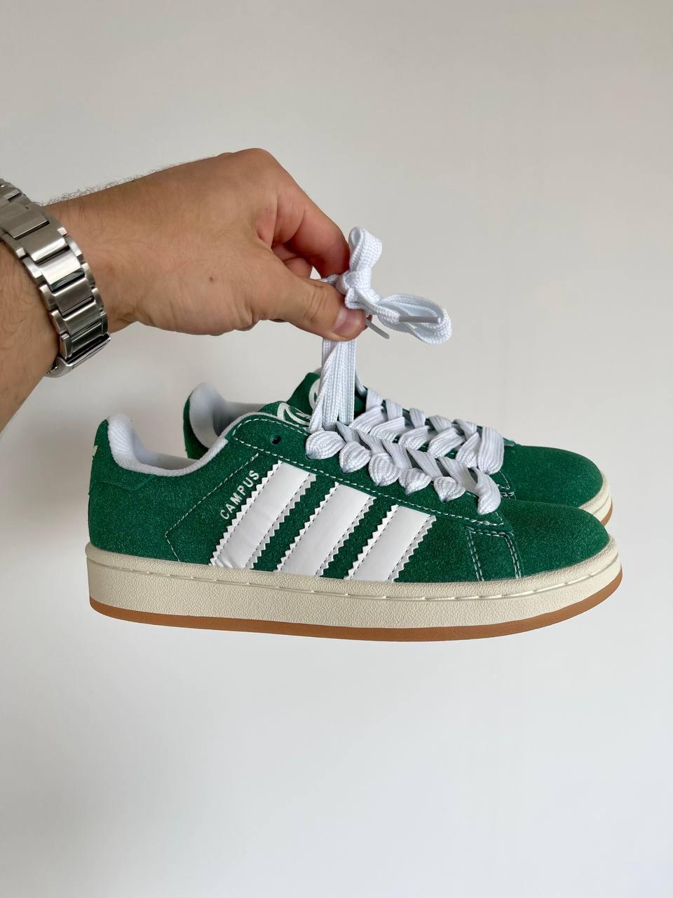 Adidas Campus Dark Green White 13564