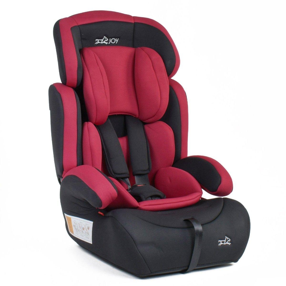 Дитяче автокрісло JOY 94926 червоно-чорне (від 9-36 кг)