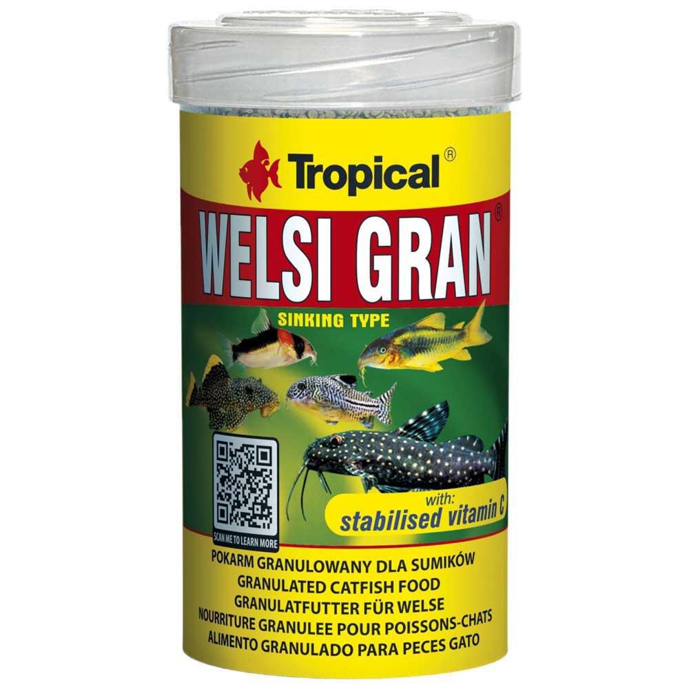 Tropical WELSI GRAN - гранули для всеїдних, м'ясоїдних донних риб та сухопутних черепах, 65г/100мл (604632)