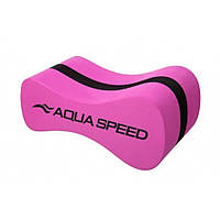 Доска для плавания WAVE PULLBUOY 9832 Aqua Speed 283-03 розовый, World-of-Toys