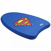 Доска для плавания детская Superman Kickboard Zoggs 382404 голубая, World-of-Toys