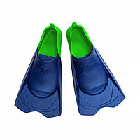 Ласты для плавания Short Blade Rubber Zoggs 465220.BLGN.6-7 сине-зеленые 39/40, World-of-Toys